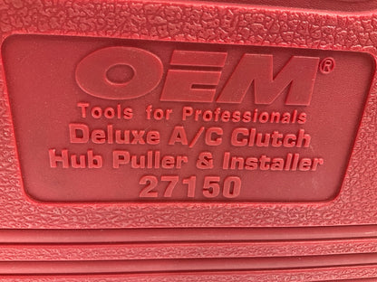 USED #25 - OEM TOOLS 27150 A/C Compressor Clutch Hub Removal Install Tool Set