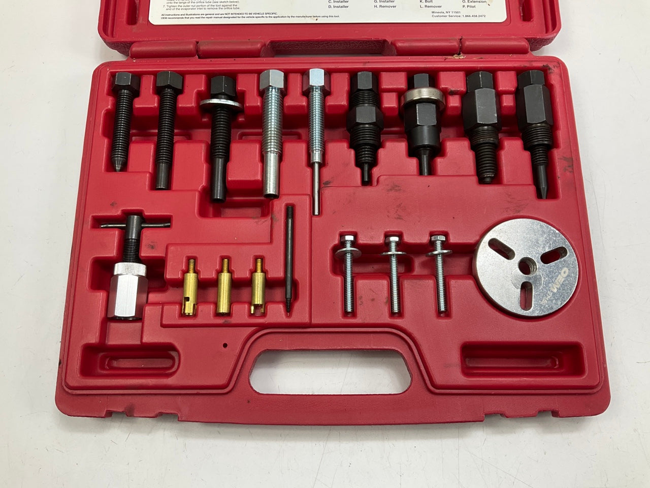 USED #41 OEM TOOLS 27150 A/C Compressor Clutch Hub Removal Install Tool Set Kit