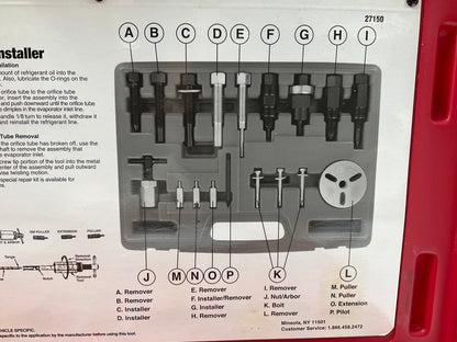 USED #44 - OEM TOOLS 27150 A/C Compressor Clutch Hub Removal Install Tool Set