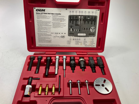 USED #46 OEM TOOLS 27150 A/C Compressor Clutch Hub Removal Install Tool Set Kit
