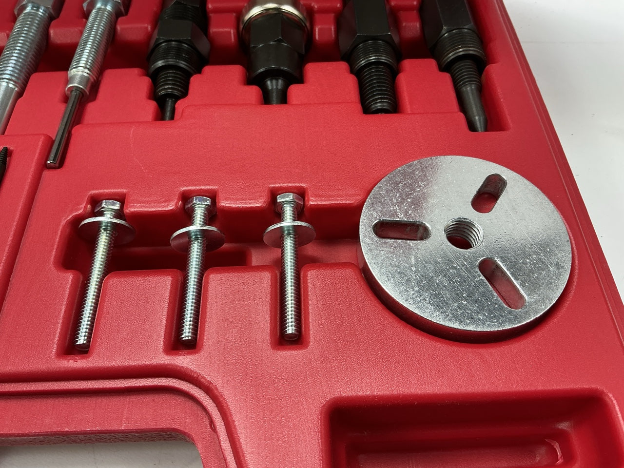 USED # 48 - OEM TOOLS 27150 A/C Compressor Clutch Hub Removal Install Tool Set
