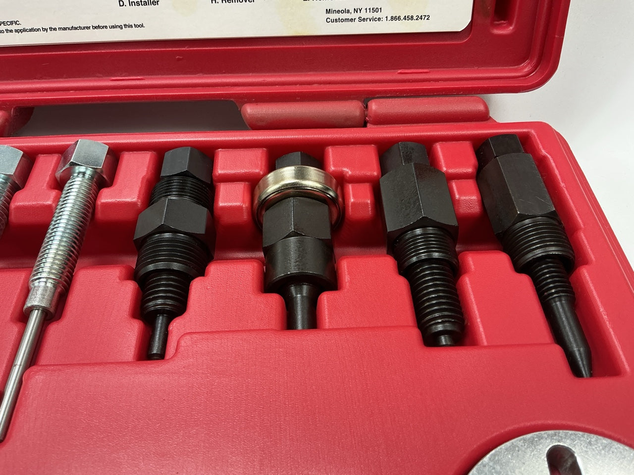 USED #50 - OEM TOOLS 27150 A/C Compressor Clutch Hub Removal Install Tool Set