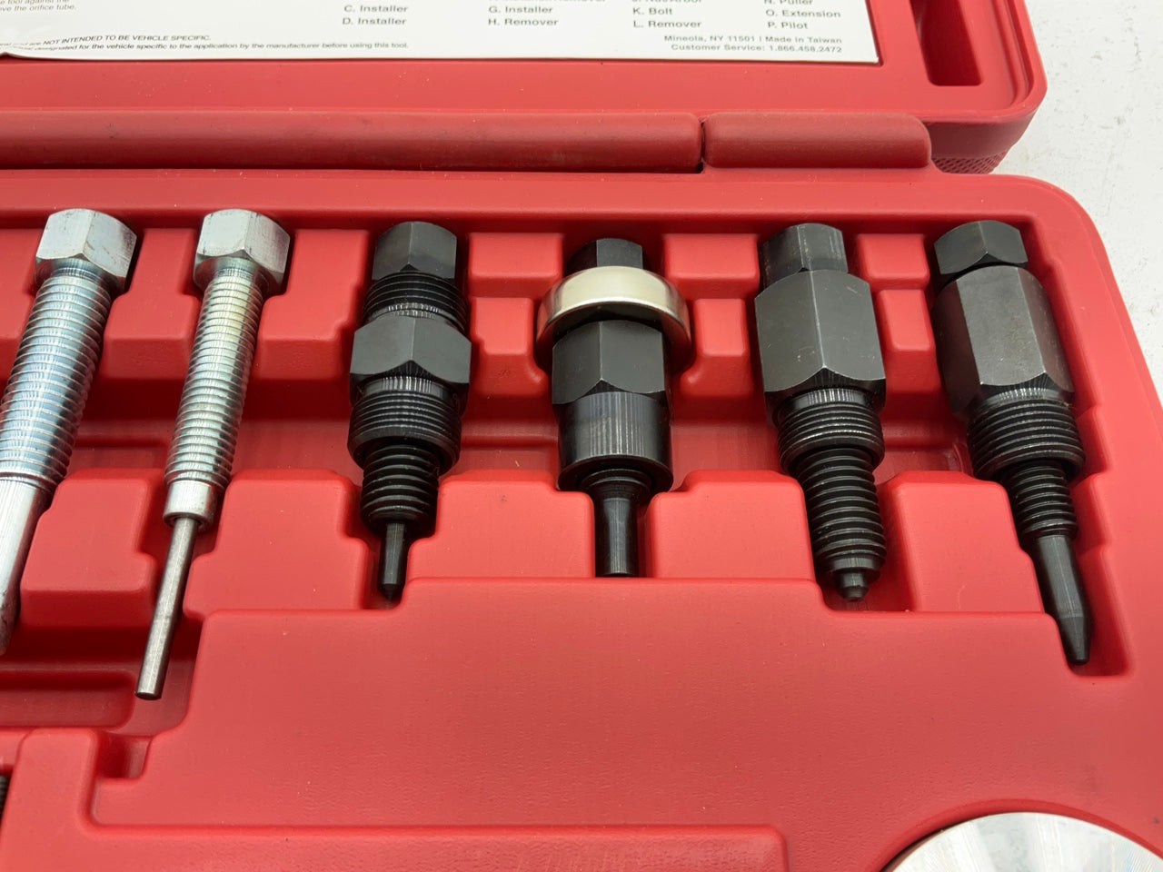 USED # 55 - OEM TOOLS 27150 A/C Compressor Clutch Hub Removal Install Tool Set