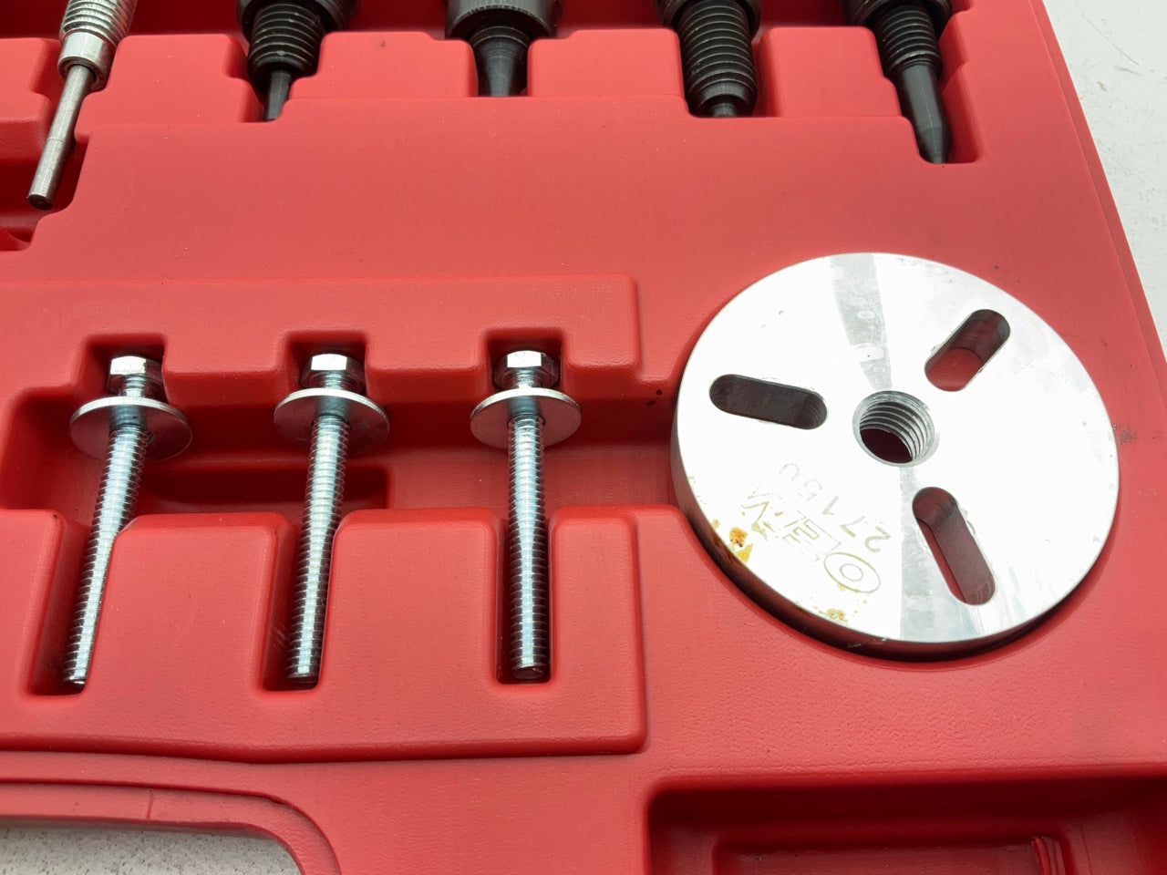 USED # 55 - OEM TOOLS 27150 A/C Compressor Clutch Hub Removal Install Tool Set