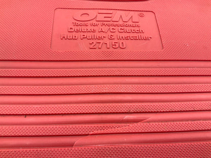 USED # 55 - OEM TOOLS 27150 A/C Compressor Clutch Hub Removal Install Tool Set