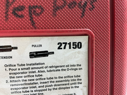 USED #56 - OEM TOOLS 27150 A/C Compressor Clutch Hub Removal Install Tool Set