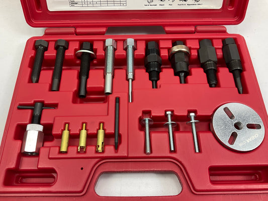 USED #58 OEM TOOLS 27150 A/C Compressor Clutch Hub Removal Install Tool Set Kit