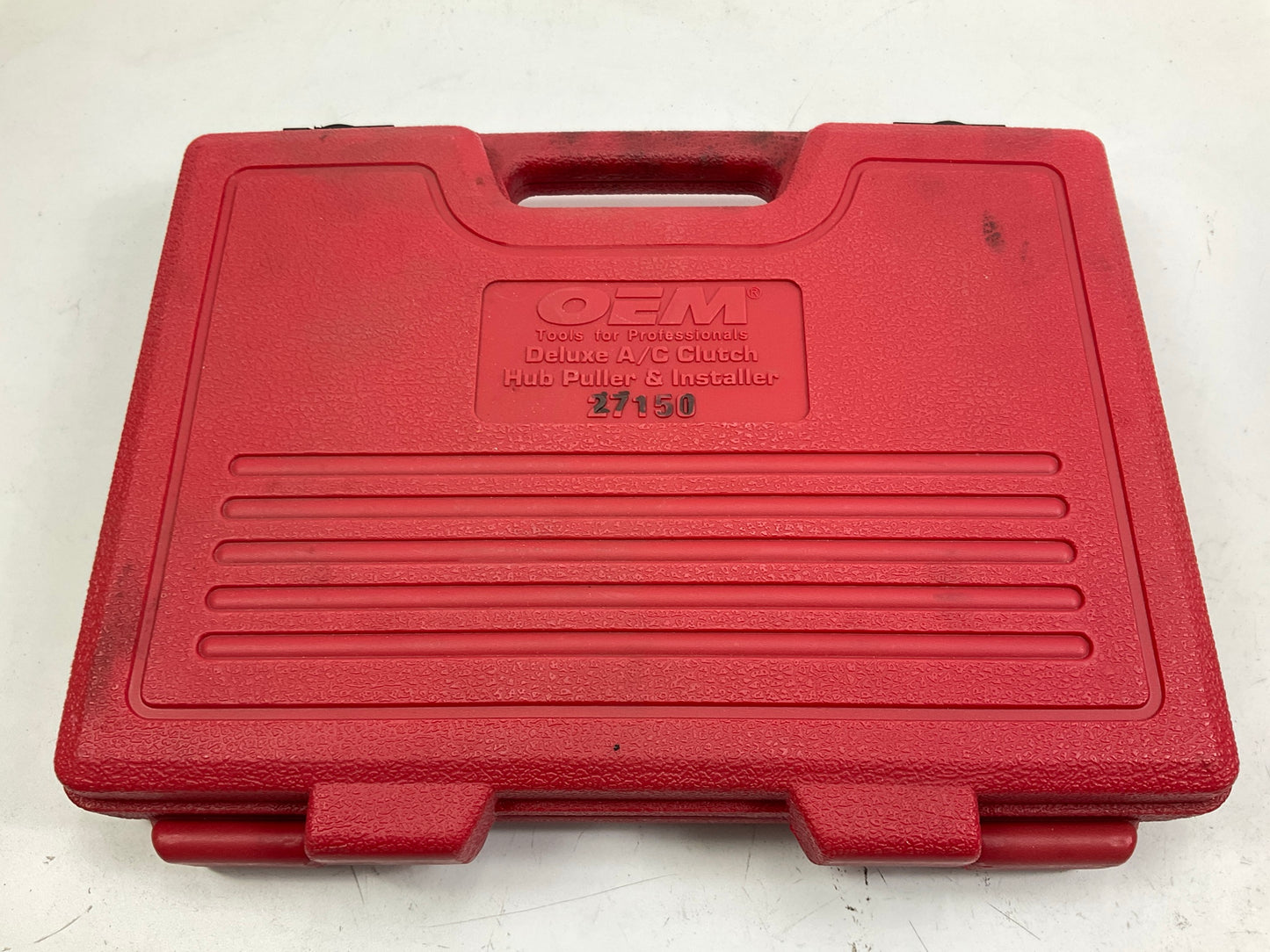 USED #58 OEM TOOLS 27150 A/C Compressor Clutch Hub Removal Install Tool Set Kit