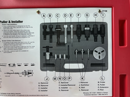 USED #60 - OEM TOOLS 27150 A/C Compressor Clutch Hub Removal Install Tool Set
