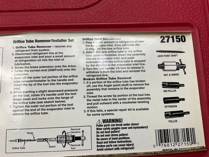 USED # 1 Oem Tools 27150 A/C Compressor Clutch Hub Removal Install Tool Set Kit