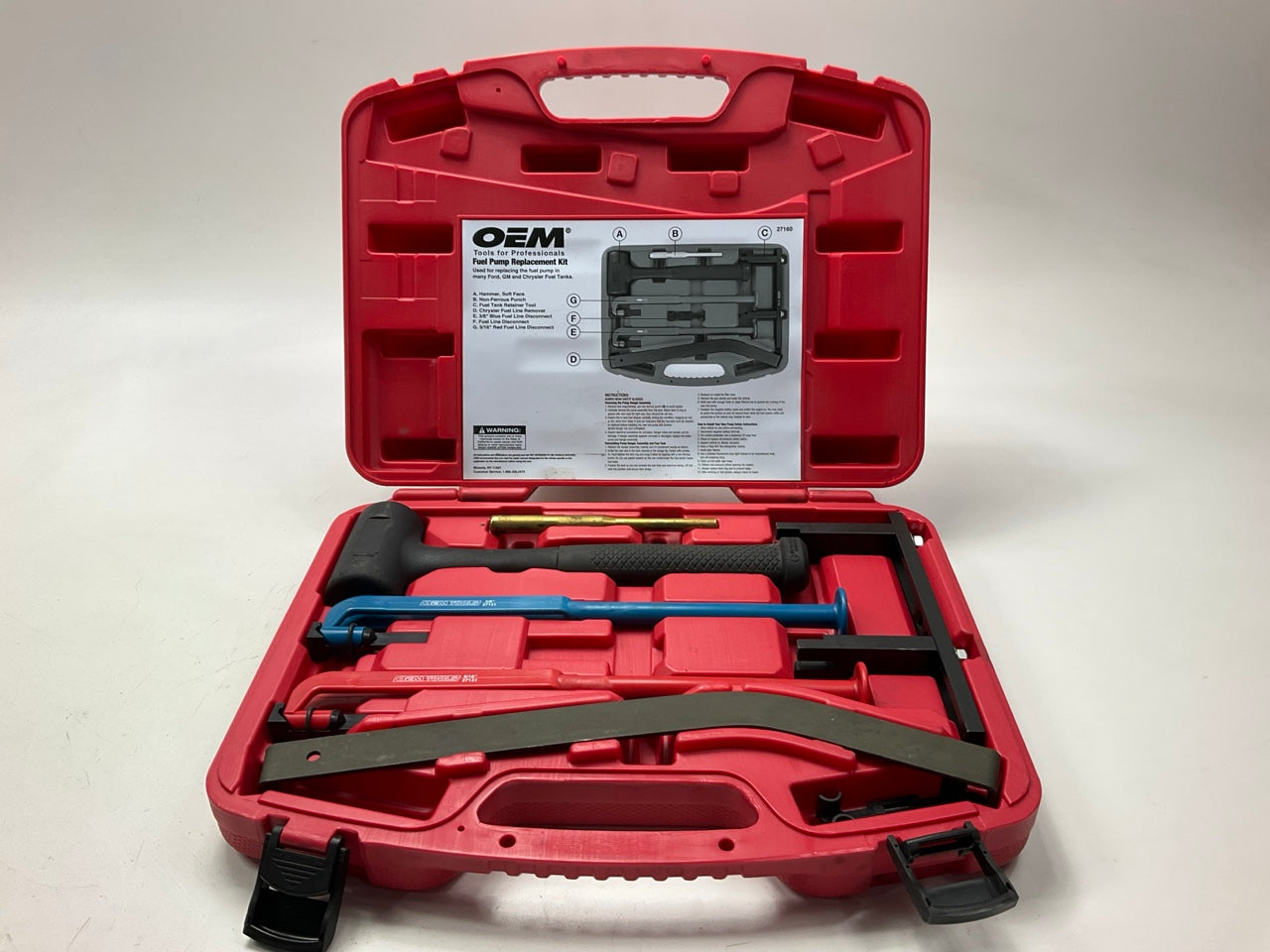 USED #10 OEM TOOLS 27160 Fuel Pump Replacement Tool Set Kit For GM Chrysler Ford
