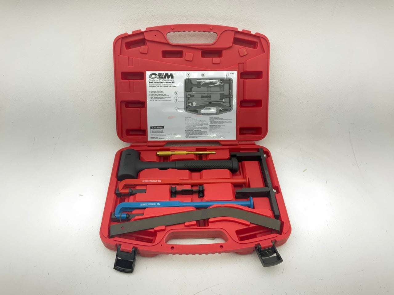 USED #12 OEM TOOLS 27160 Fuel Pump Replacement Tool Set Kit For GM Chrysler Ford