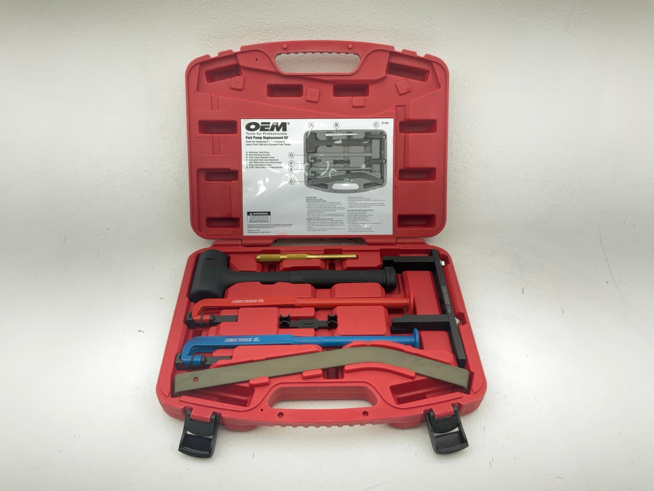USED #13 OEM TOOLS 27160 Fuel Pump Replacement Tool Set Kit For GM Chrysler Ford