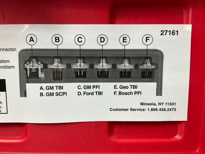 USED #1 - OEM Tools 27161 8-piece Noid Light Set -  FUEL INJECTOR SYSTEM TESTER