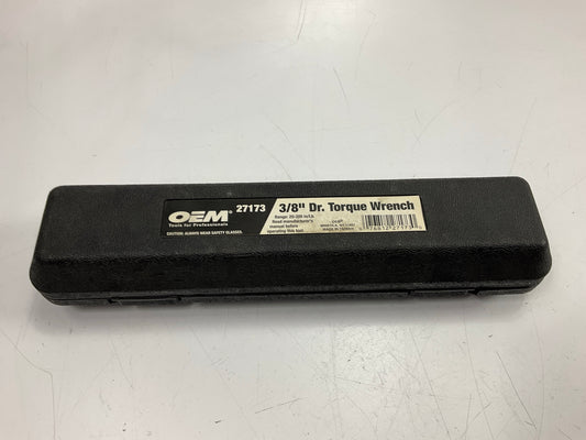 USED #10 - OEM Tools 27173 3/8'' Drive Click Style Torque Wrench 20-200 Inch/Lbs.