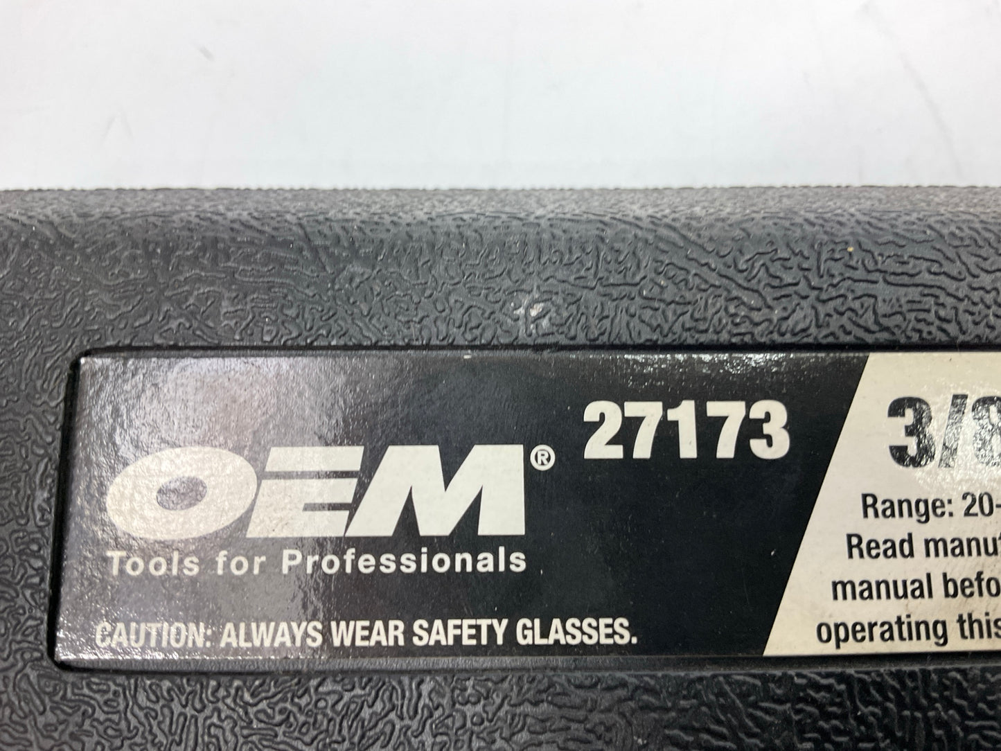 USED #10 - OEM Tools 27173 3/8'' Drive Click Style Torque Wrench 20-200 Inch/Lbs.