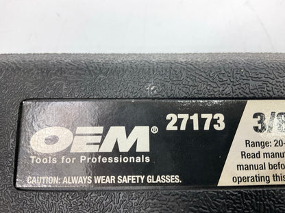 USED #10 - OEM Tools 27173 3/8'' Drive Click Style Torque Wrench 20-200 Inch/Lbs.