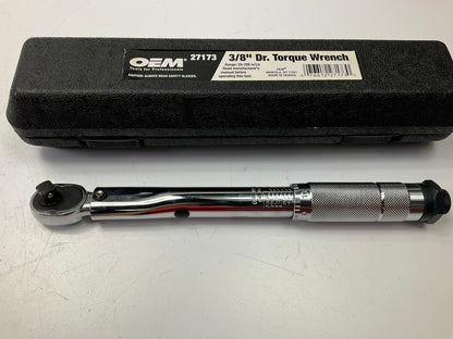 USED #7 - OEM Tools 27173 3/8'' Drive Click Style Torque Wrench 20-200 Inch/Lbs.