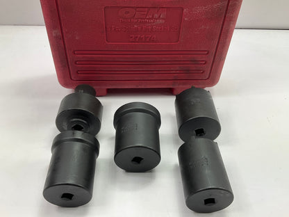 USED #13 OEM Tools 27174 1/2'' Drive 5-Piece Spindle Nut Locknut Axle Socket Set