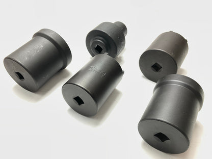 USED #14 OEM Tools 27174 1/2'' Drive 5-Piece Spindle Nut Locknut Axle Socket Set