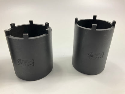 USED #21 OEM Tools 27174 1/2'' Drive 5-Piece Spindle Nut Locknut Axle Socket Set