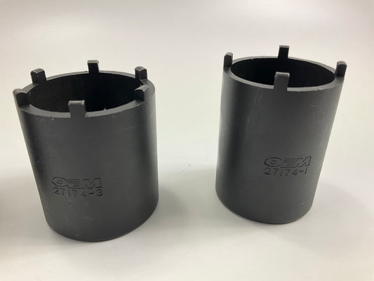 USED #21 OEM Tools 27174 1/2'' Drive 5-Piece Spindle Nut Locknut Axle Socket Set