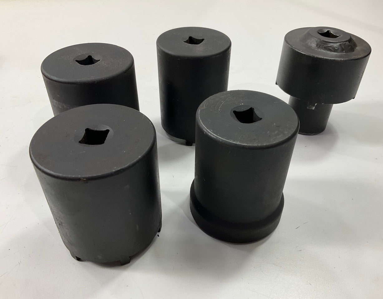 USED #26 OEM Tools 27174 1/2'' Drive 5-Piece Spindle Nut Locknut Axle Socket Set