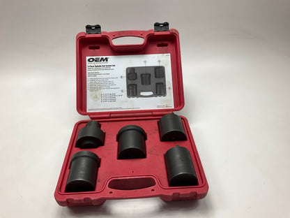 USED #28 OEM Tools 27174 1/2'' Drive 5-Piece Spindle Nut Locknut Axle Socket Set