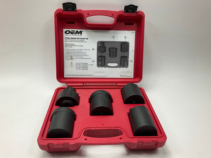 USED #31 OEM Tools 27174 1/2'' Drive 5-Piece Spindle Nut Locknut Axle Socket Set