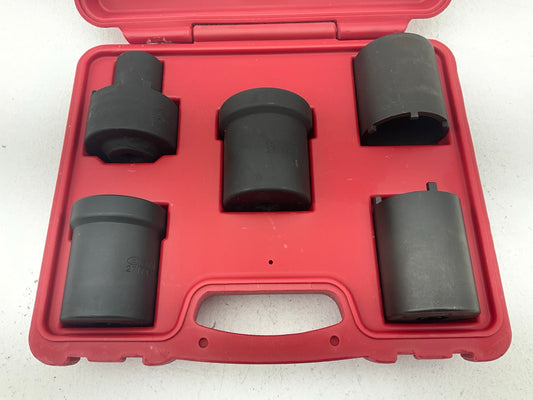 USED #42 OEM Tools 27174 1/2'' Drive 5-Piece 4WD Spindle Nut Remover Socket Tool