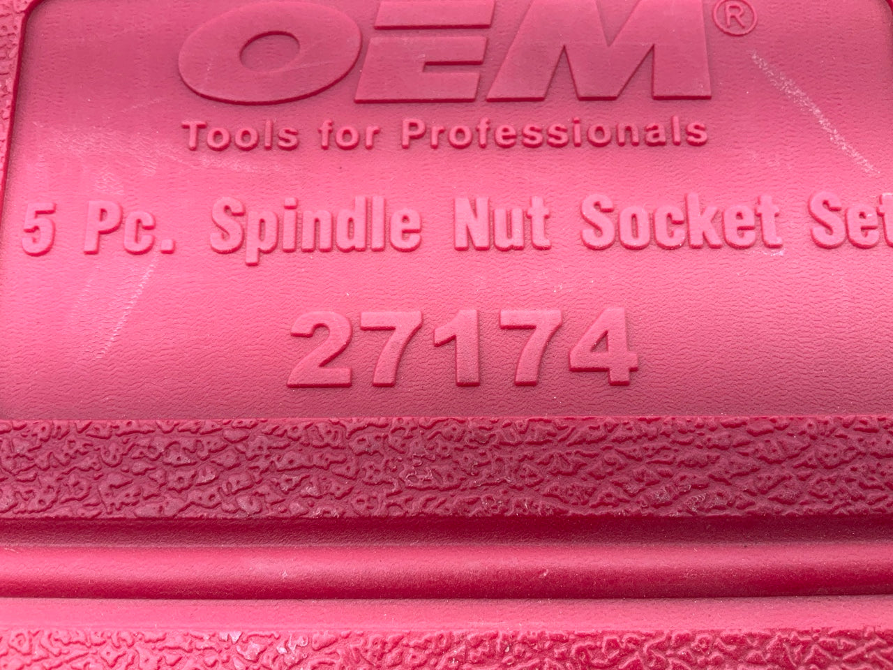 USED #42 OEM Tools 27174 1/2'' Drive 5-Piece 4WD Spindle Nut Remover Socket Tool