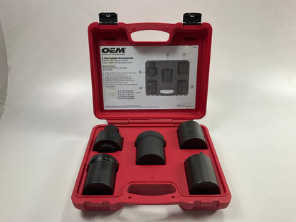 USED #48 OEM Tools 27174 1/2'' Drive 5-Piece 4WD Spindle Nut Remover Socket Tool