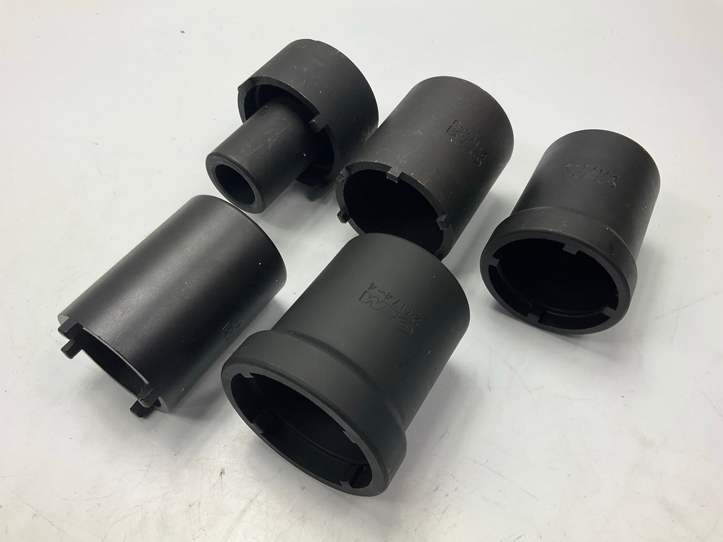 USED #51 OEM Tools 27174 1/2'' Drive 5-Piece Spindle Nut Locknut Axle Socket Set