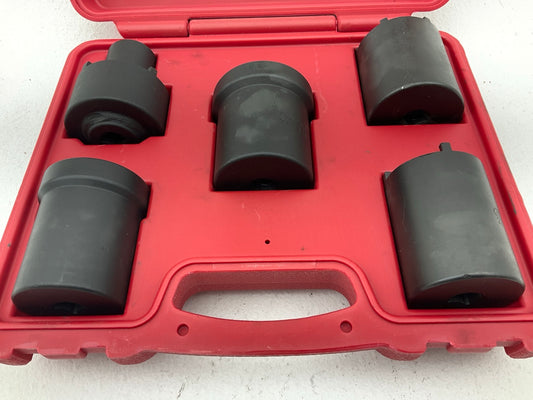 USED #56 OEM Tools 27174 1/2'' Drive 5-Piece Spindle Nut Locknut Axle Socket Set