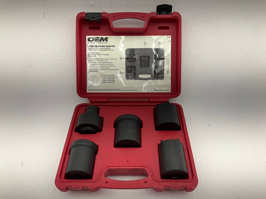USED #59 OEM Tools 27174 1/2'' Drive 5-Piece Spindle Nut Locknut Axle Socket Set
