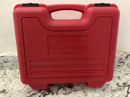 OEM Tools 27174 1/2'' Drive 5-Piece Spindle Nut Locknut Axle Socket Set