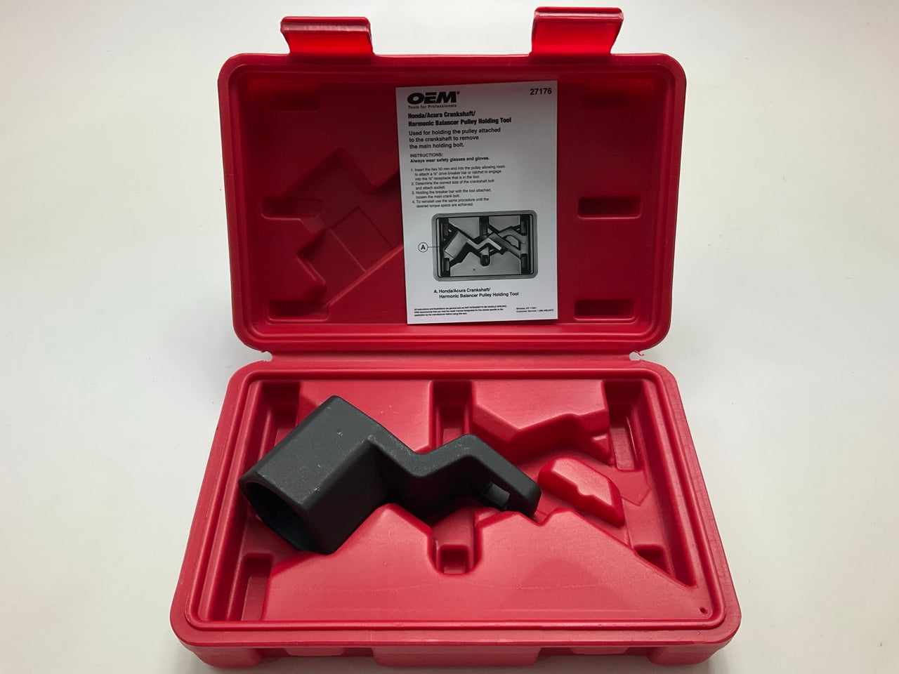 USED #14 - OEM Tools 27176 Crankshaft Damper Holding Tool For Honda / Acura
