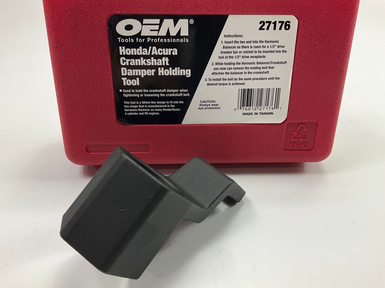USED #16 - OEM Tools 27176 Crankshaft Damper Holding Tool For Honda / Acura