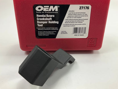 USED #16 - OEM Tools 27176 Crankshaft Damper Holding Tool For Honda / Acura