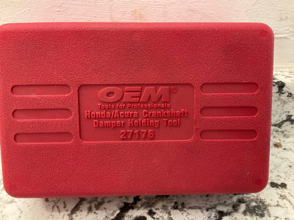 USED #1 - OEM Tools 27176 Crankshaft Damper Holding Tool For Honda / Acura