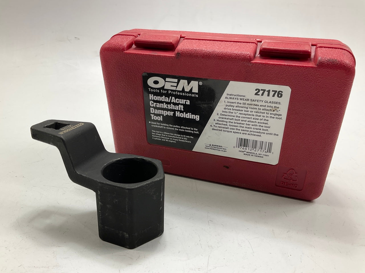 USED #32 - OEM Tools 27176 Crankshaft Damper Holding Tool For Honda / Acura
