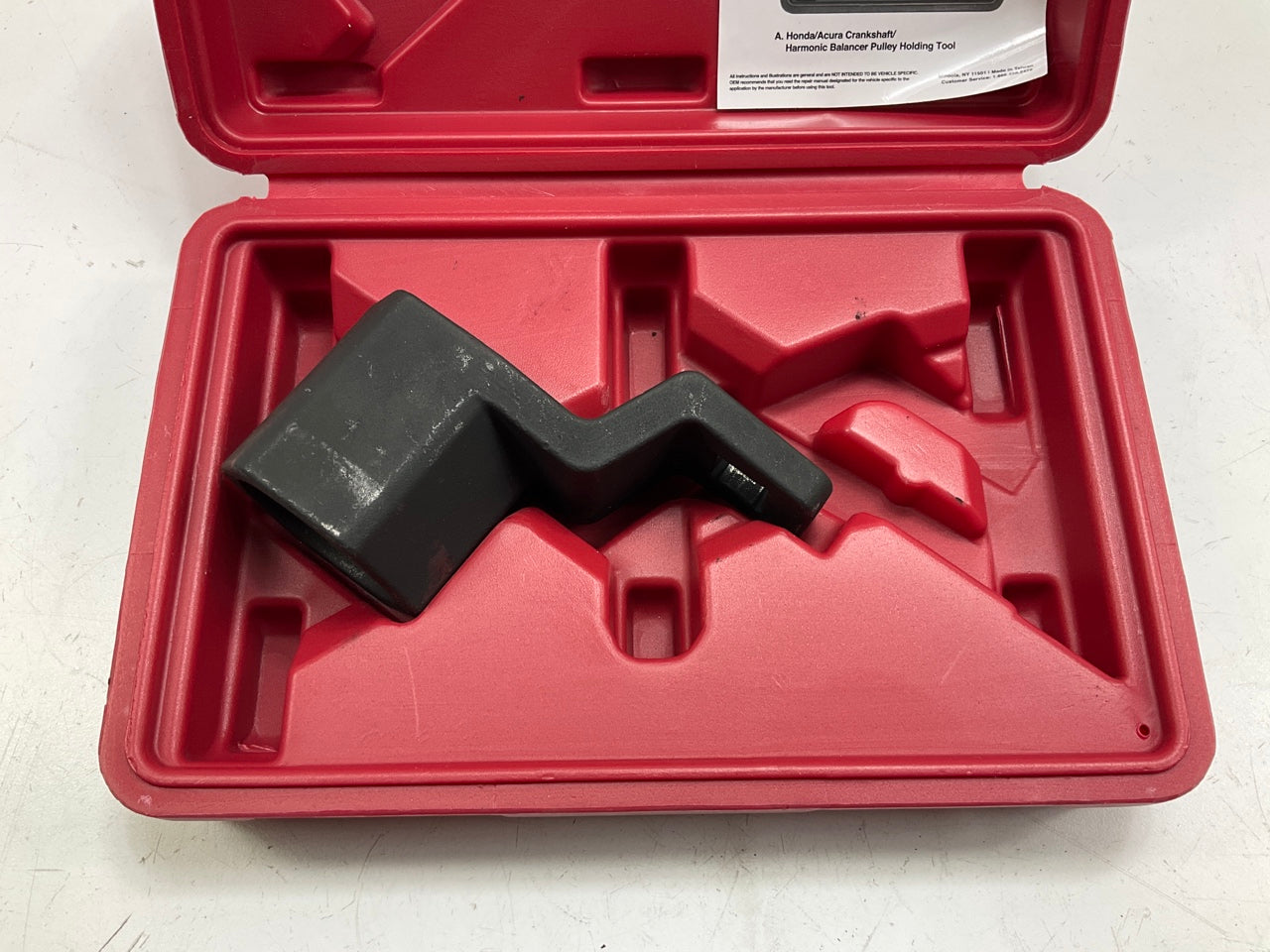 USED #32 - OEM Tools 27176 Crankshaft Damper Holding Tool For Honda / Acura