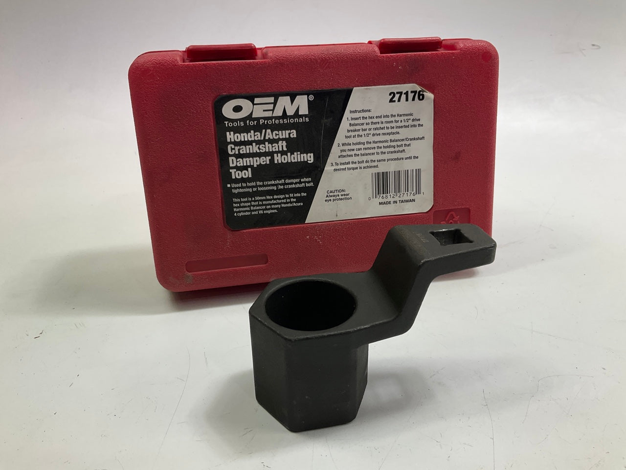 USED #33 - OEM Tools 27176 Crankshaft Damper Holding Tool For Honda / Acura