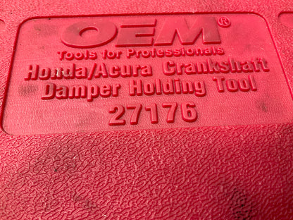 USED #35 - OEM Tools 27176 Crankshaft Damper Holding Tool For Honda / Acura