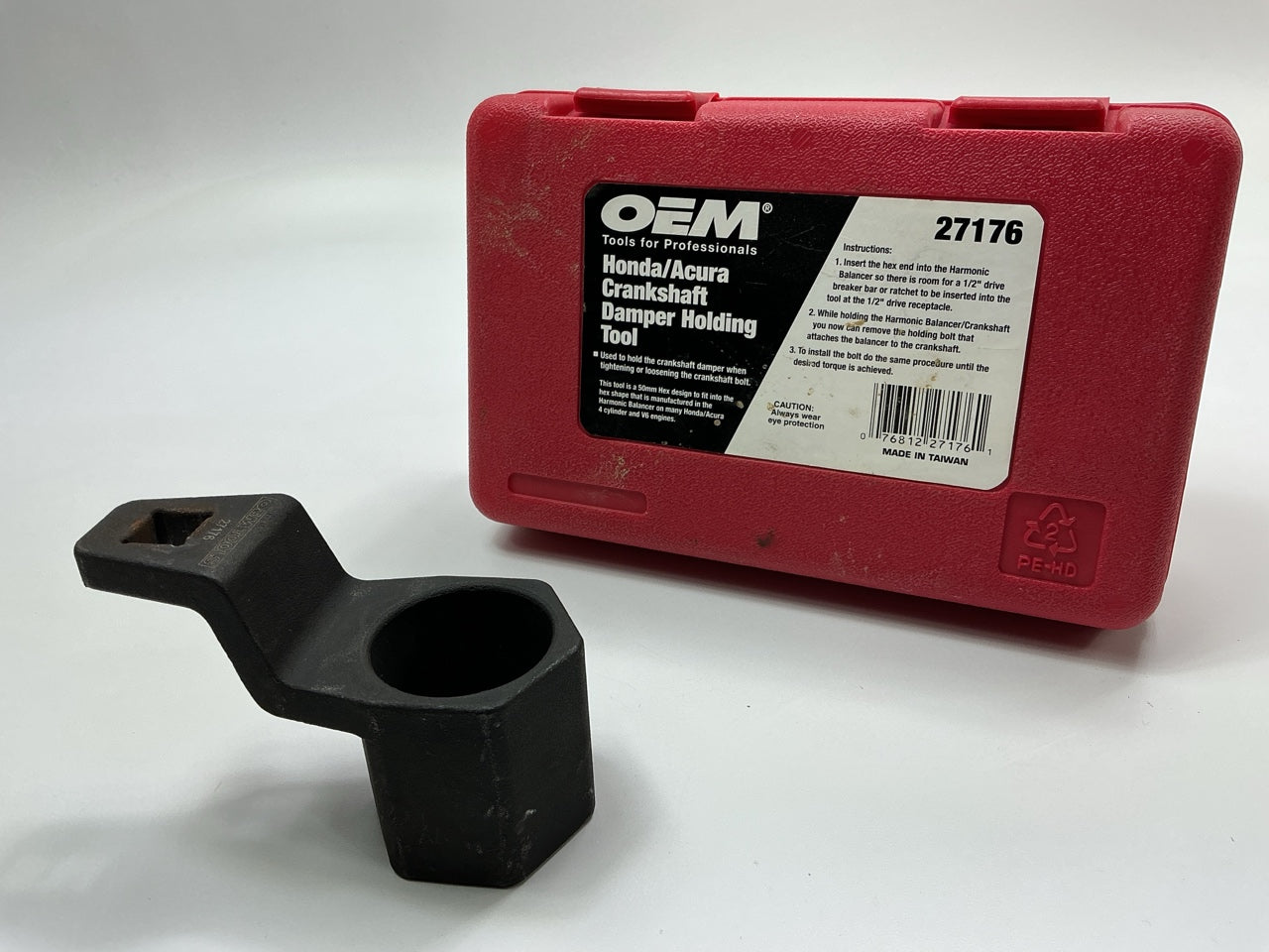 USED #39 - OEM Tools 27176 Crankshaft Damper Holding Tool For Honda / Acura
