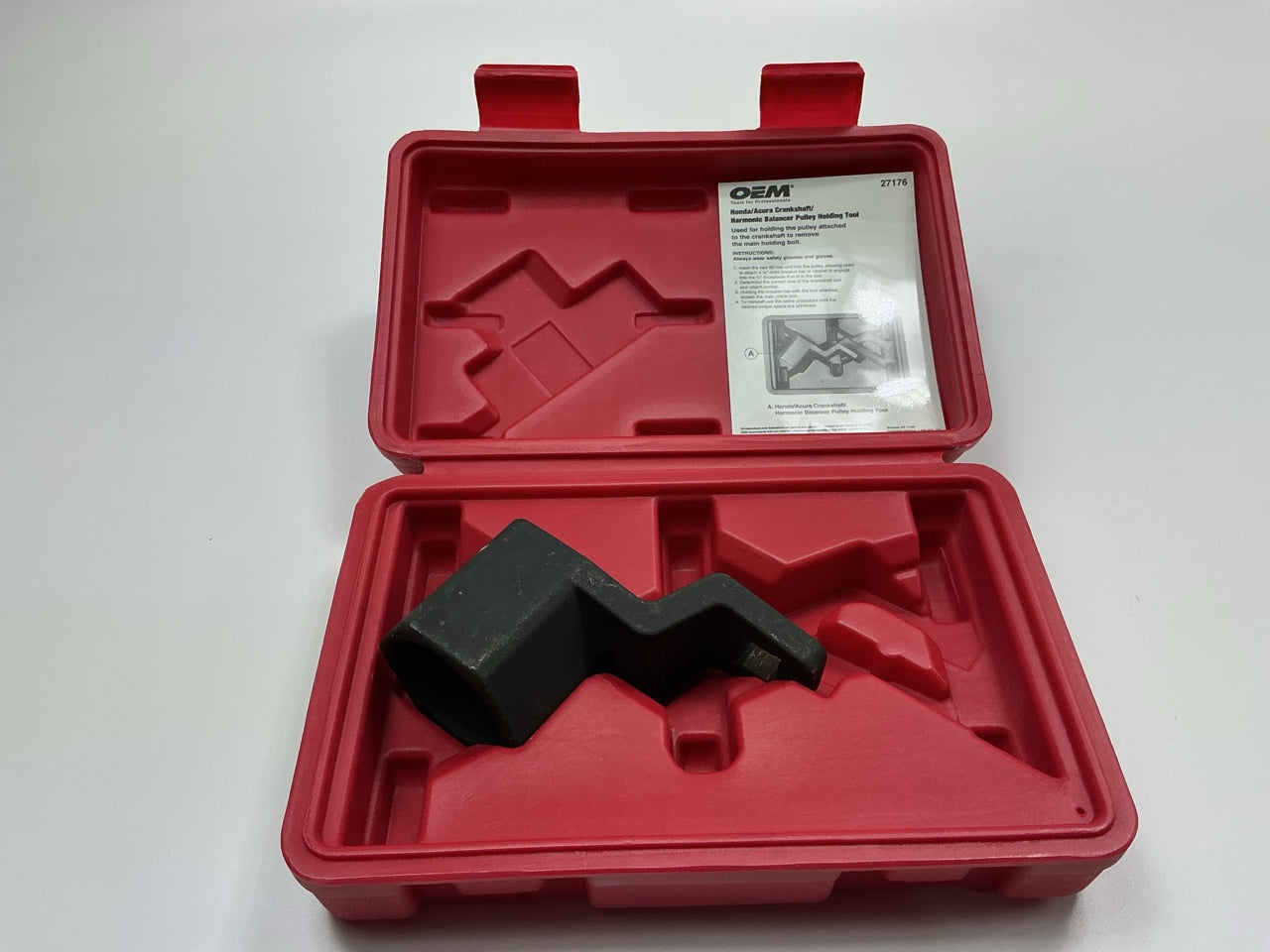 USED #39 - OEM Tools 27176 Crankshaft Damper Holding Tool For Honda / Acura