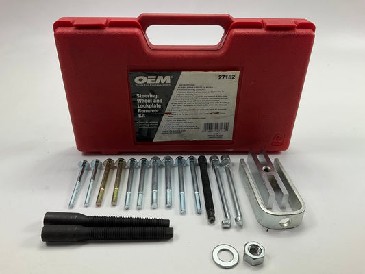 USED #10 - OEM TOOLS 27182 Steering Wheel Puller Set Removal Kit Lock Plate Tool