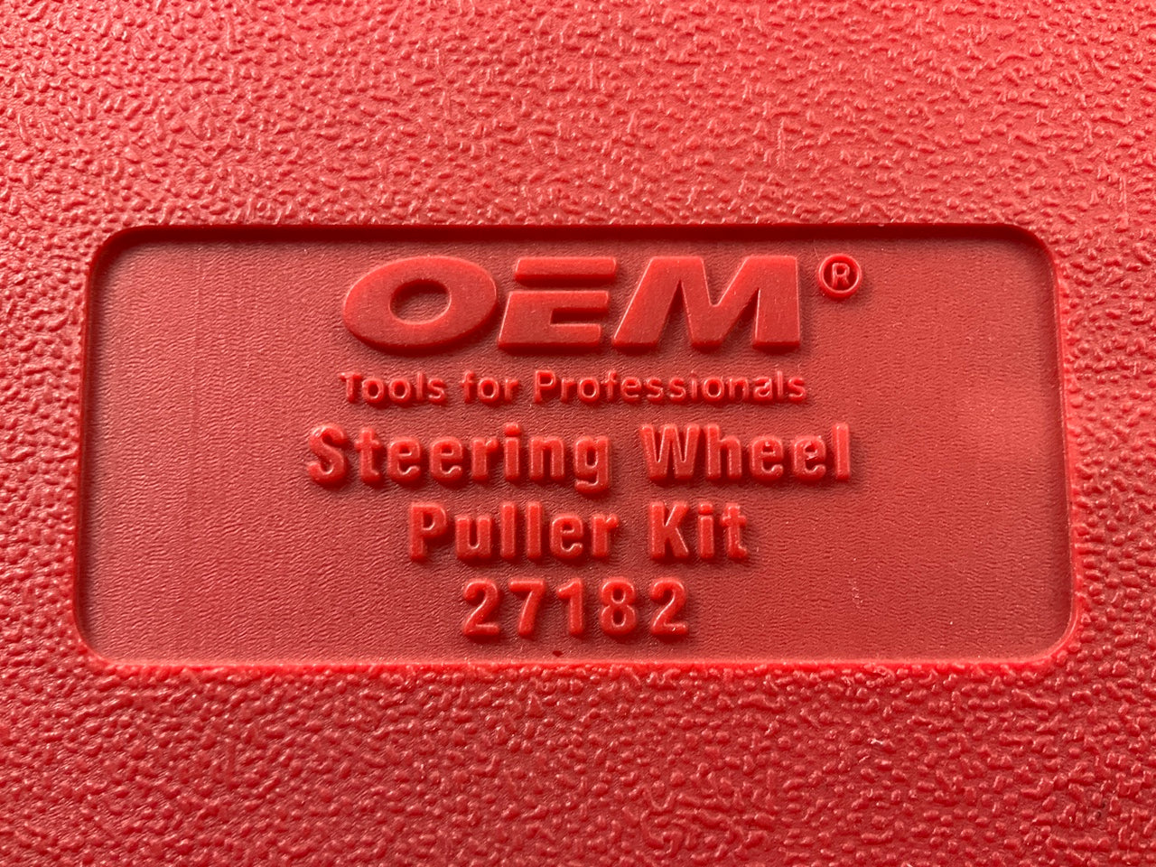 USED #14 - OEM TOOLS 27182 Steering Wheel Puller Set Removal Kit Lock Plate Tool