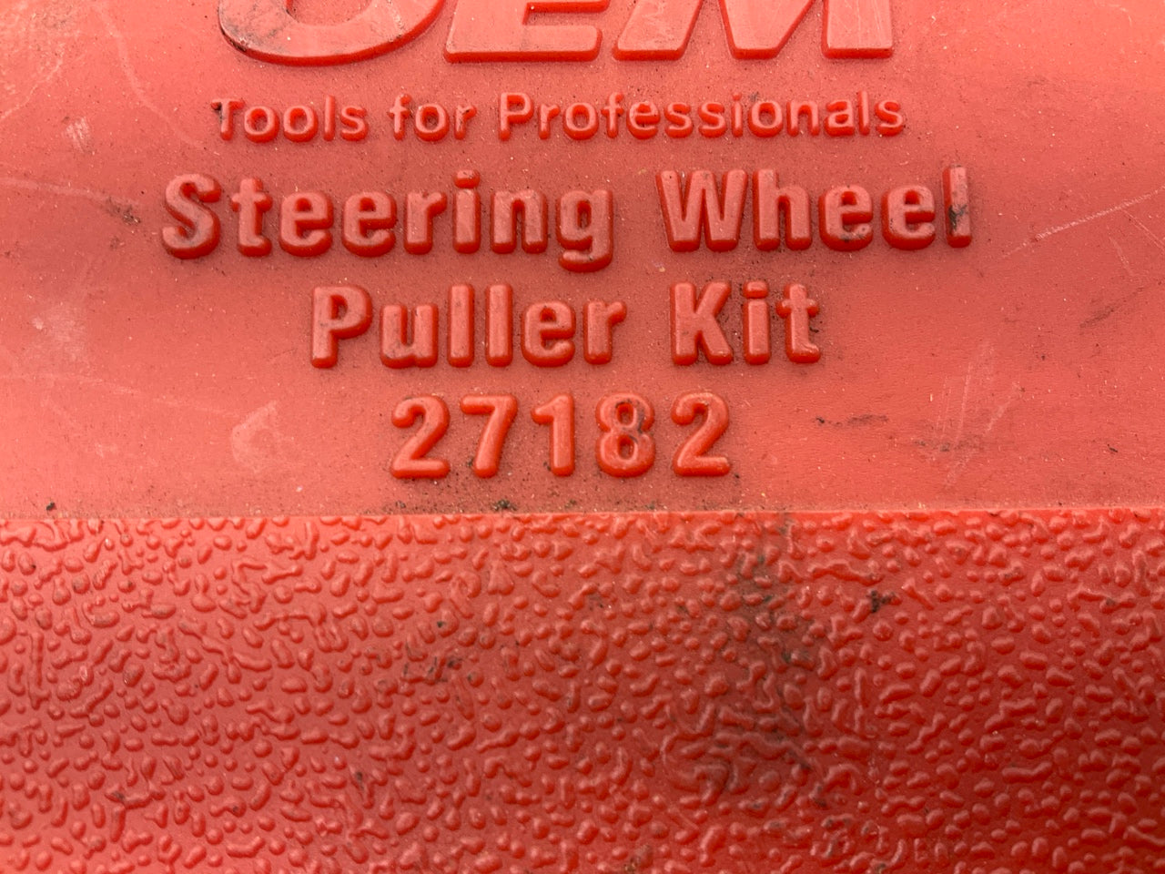 USED #23 - OEM TOOLS 27182 Steering Wheel Puller Set Removal Kit Lock Plate Tool