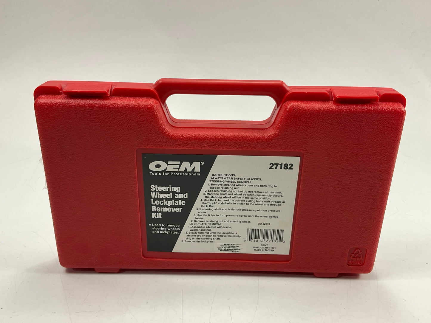 USED #30 - OEM TOOLS 27182 Steering Wheel Puller Set Removal Kit Lock Plate Tool